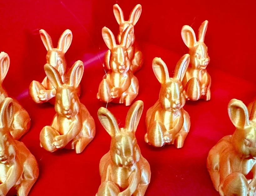 Mô hình chú thỏ Phục sinh (Easter Bunny) xinh xắn in 3D - Image 1