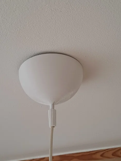 Nắp che linh kiện đèn chùm cho dây cáp 6mm (Ikea Hemma) - Image 1