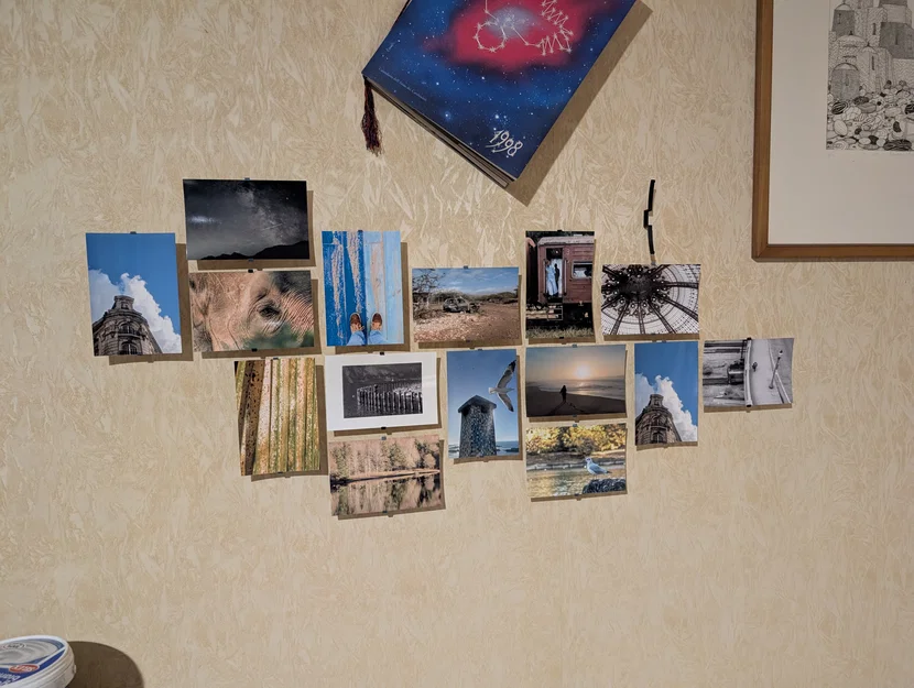 Kẹp treo ảnh 3D nghệ thuật cho khổ ảnh 6x4 inch (Canon Selphy) - Image 1