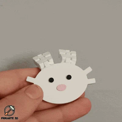 Mô hình in 3D Thỏ Flexi Easter Bunny linh hoạt