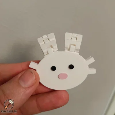 Mô hình in 3D Thỏ Flexi Easter Bunny linh hoạt
