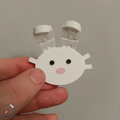 Mô hình in 3D Thỏ Flexi Easter Bunny linh hoạt