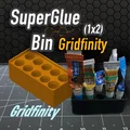 Khay đựng keo Super Glue hệ Gridfinity 1x2 gọn gàng cho bàn làm việc - Thumbnail 1
