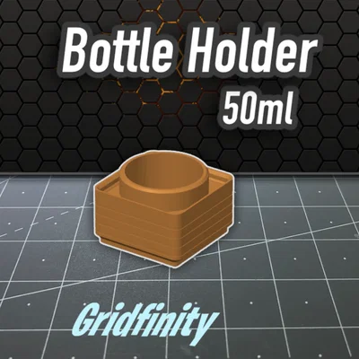 Khay Đựng Chai Lọ 50ml Chuẩn Gridfinity Tiện Lợi Cho Bàn In 3D