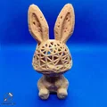 Delaunay Easter Bunny – Phiên bản lưới dày đặc - Thumbnail 1