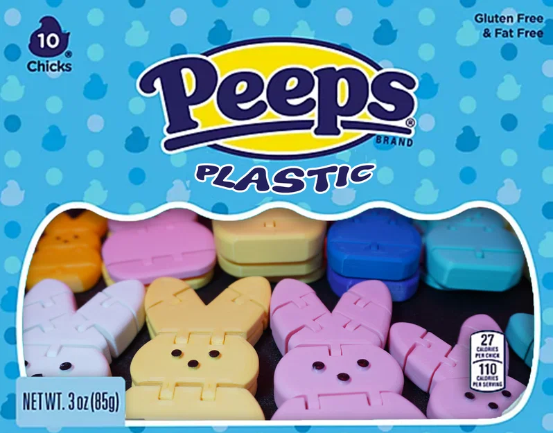 Flexi Easter Peeps - Bộ thỏ và gà con khớp nối cho dịp Lễ Phục sinh - Image 3