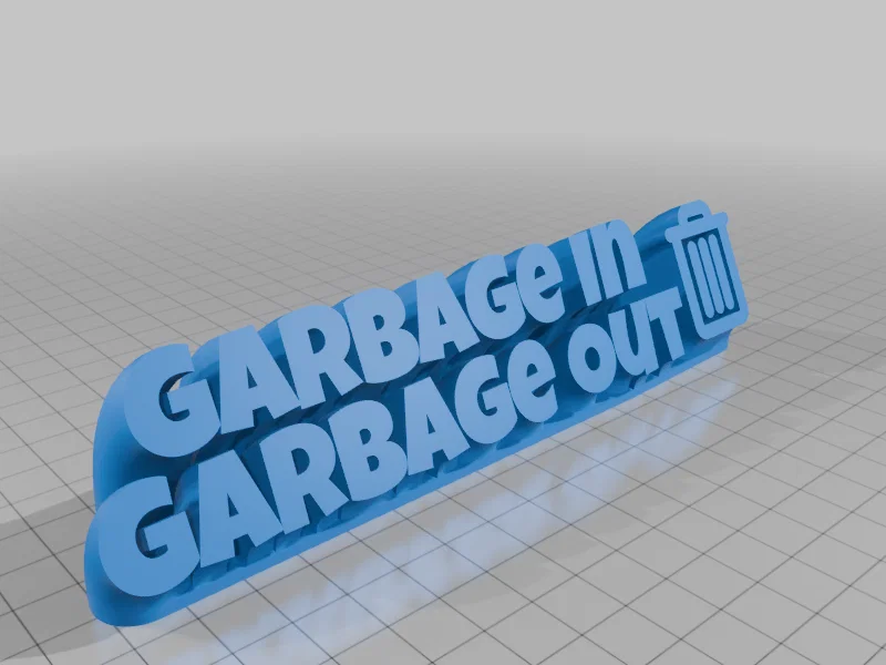 Mô hình trang trí để bàn Garbage In, Garbage Out độc đáo - Image 1