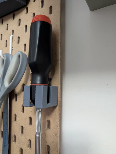 Giá treo tuốc nơ vít LTT cho bảng SKADIS - Phụ kiện in 3D gọn gàng - Image 1