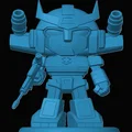 Mô hình Bluestreak Transformers phong cách Chibi đáng yêu - Thumbnail 1