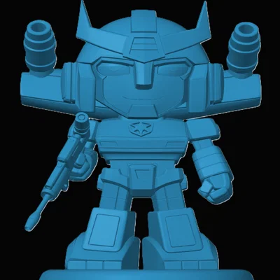 Mô hình Bluestreak Transformers phong cách Chibi đáng yêu