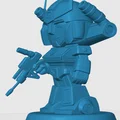 Mô hình Bluestreak Transformers phong cách Chibi đáng yêu - Thumbnail 2