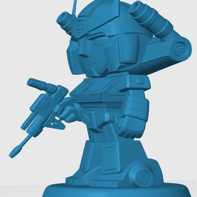 Mô hình Bluestreak Transformers phong cách Chibi đáng yêu