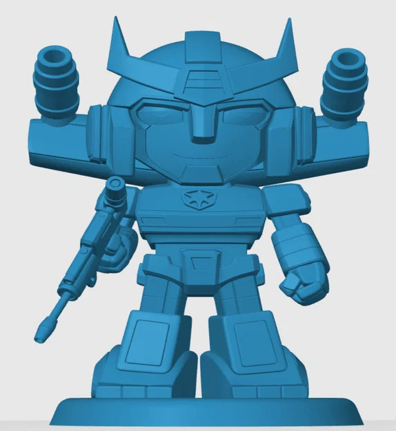Mô hình Bluestreak Transformers phong cách Chibi đáng yêu - Image 3