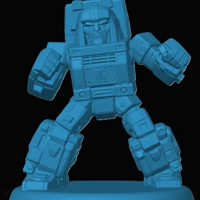 Mô hình Brawn Chibi - Đồ chơi Transformers in 3D độc đáo