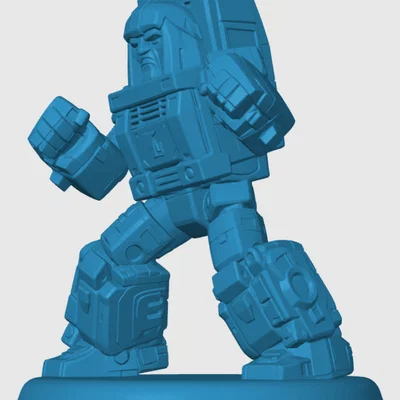 Mô hình Brawn Chibi - Đồ chơi Transformers in 3D độc đáo