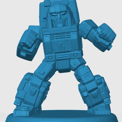 Mô hình Brawn Chibi - Đồ chơi Transformers in 3D độc đáo
