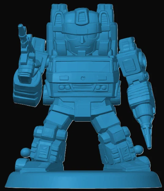 Mô hình 3D Chibi Grapple phong cách Transformers cực chất - Image 1