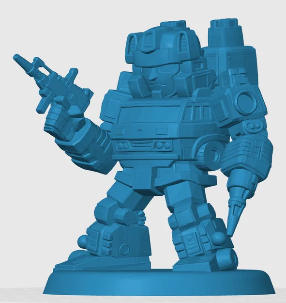 Mô hình 3D Chibi Grapple phong cách Transformers cực chất - Image 2