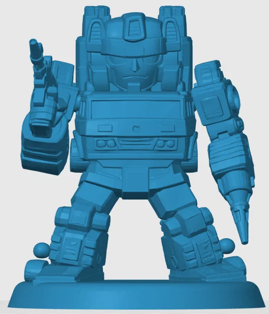 Mô hình 3D Chibi Grapple phong cách Transformers cực chất - Image 3