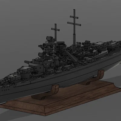 Mô hình chiến hạm KMS Bismarck