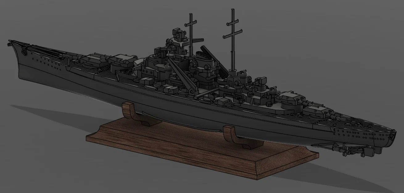 Mô hình chiến hạm KMS Bismarck - Image 2