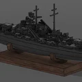 Mô hình chiến hạm KMS Bismarck - Thumbnail 2