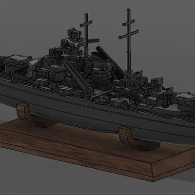 Mô hình chiến hạm KMS Bismarck