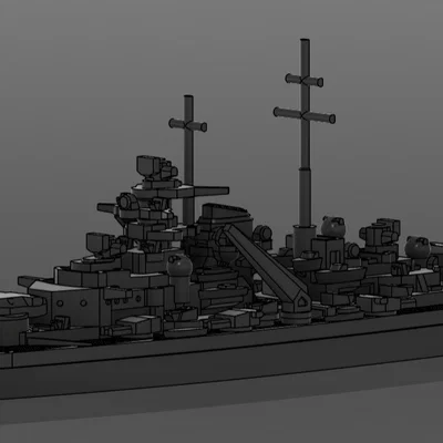 Mô hình chiến hạm KMS Bismarck