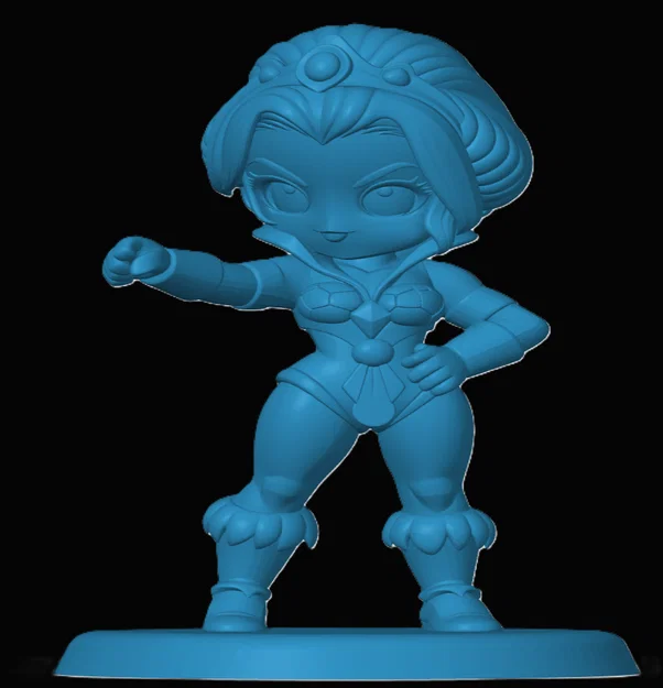 Mô hình Teela phiên bản Chibi Masters of the Universe in 3D - Image 1