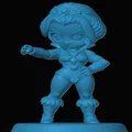 Mô hình Teela phiên bản Chibi Masters of the Universe in 3D - Thumbnail 1