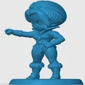 Mô hình Teela phiên bản Chibi Masters of the Universe in 3D - Thumbnail 2