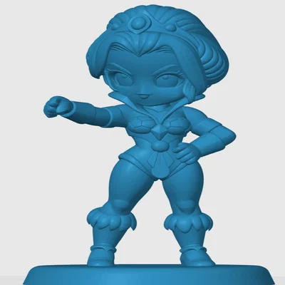 Mô hình Teela phiên bản Chibi Masters of the Universe in 3D