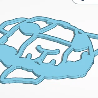 Mẫu in 3D mặt sư tử IKEA: Móc khóa và khuôn vẽ cho bé