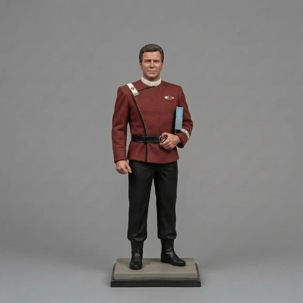 Mô hình 3D Kirk trong Star Trek II - The Wrath of Khan (1982) cực đẹp - Image 1