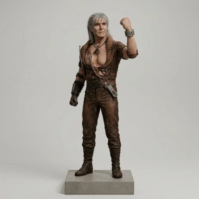 Mô hình 3D nhân vật Khan Noonien Singh - Star Trek II (1982)