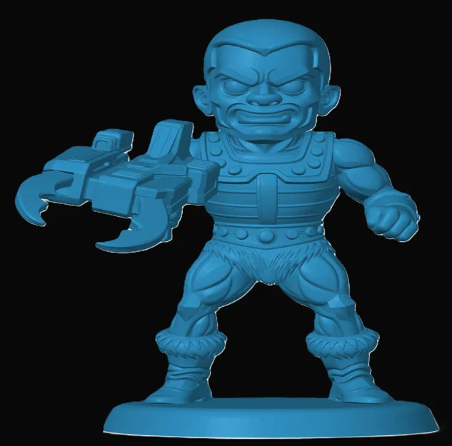 Mô hình 3D Clamp-Champ phong cách Chibi cho tín đồ Masters of the Universe - Image 1