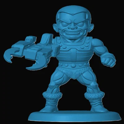 Mô hình 3D Clamp-Champ phong cách Chibi cho tín đồ Masters of the Universe