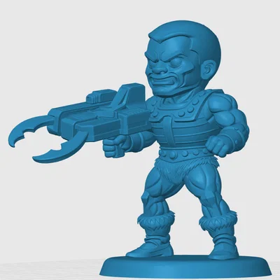 Mô hình 3D Clamp-Champ phong cách Chibi cho tín đồ Masters of the Universe