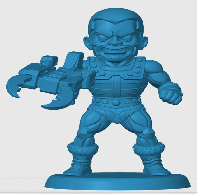 Mô hình 3D Clamp-Champ phong cách Chibi cho tín đồ Masters of the Universe - Image 3