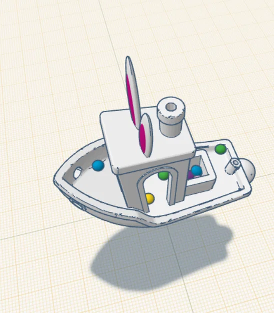 Easter Benchy - Mô hình thuyền 3D thỏ Phục sinh đáng yêu - Image 3