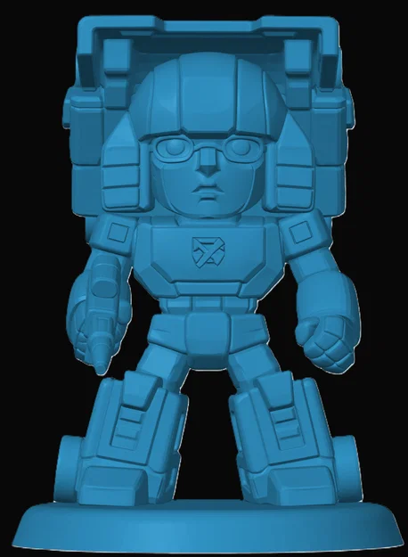 Mô hình robot Huffer phong cách Chibi cho tín đồ 3D Printing - Image 1