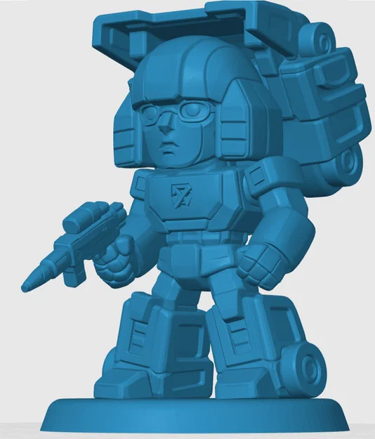 Mô hình robot Huffer phong cách Chibi cho tín đồ 3D Printing - Image 2