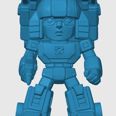 Mô hình robot Huffer phong cách Chibi cho tín đồ 3D Printing