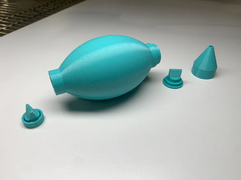 Van một chiều TPU (In liền khối, không bộ phận chuyển động) & Máy thổi bụi bàn phím - Image 3