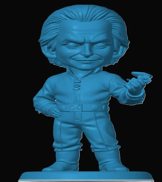 Mô hình 3D Khan phong cách Chibi cho người hâm mộ Star Trek - Image 1