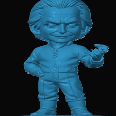Mô hình 3D Khan phong cách Chibi cho người hâm mộ Star Trek
