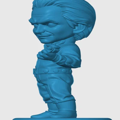 Mô hình 3D Khan phong cách Chibi cho người hâm mộ Star Trek