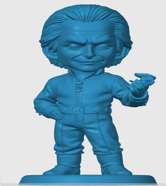 Mô hình 3D Khan phong cách Chibi cho người hâm mộ Star Trek - Image 3