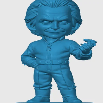 Mô hình 3D Khan phong cách Chibi cho người hâm mộ Star Trek