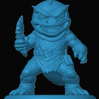 Mô hình Gorn phong cách Chibi cho tín đồ Star Trek